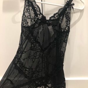Vintage Black Lace Lingerie